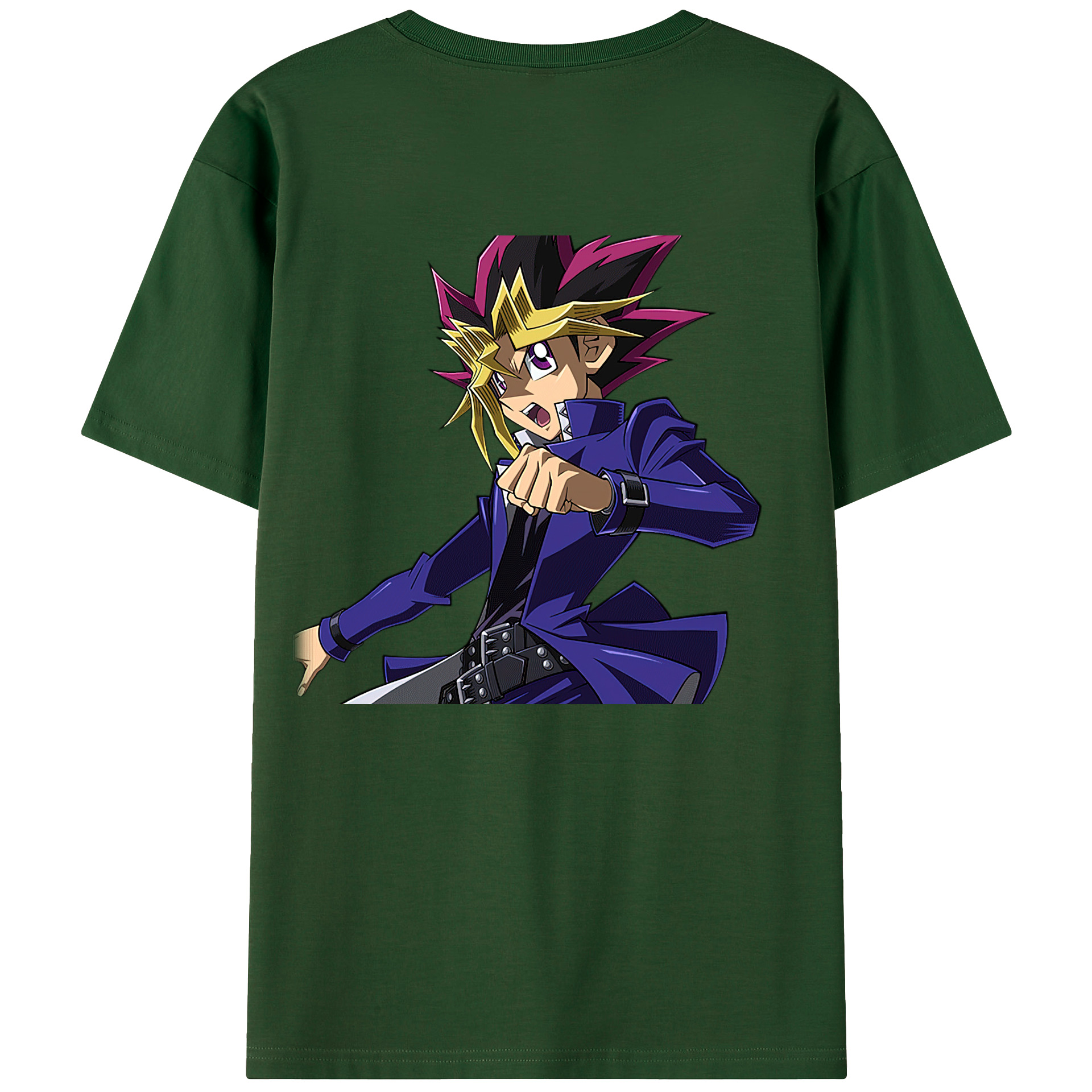 （画像用） 遊☆戯☆王 Yu-Gi-Oh! 綿100％半袖Tシャツ（背面プリント）